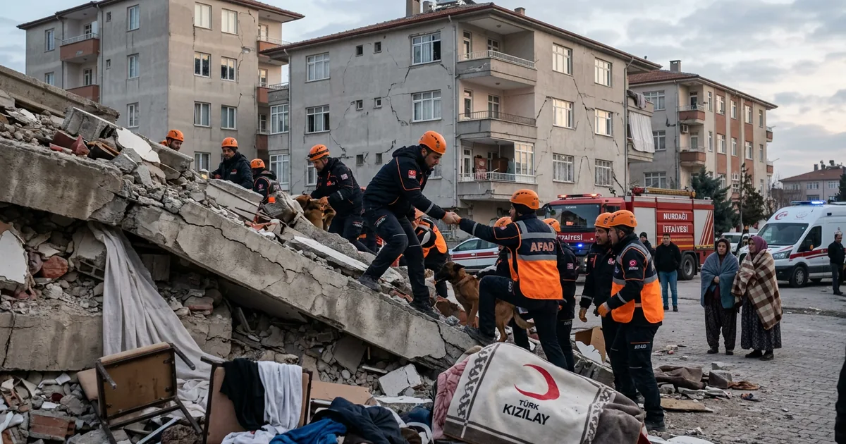Gaziantep Nurdağı'nda gece yarısı 4,5 büyüklüğünde deprem - Manisa Bakış
