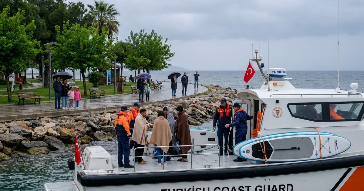 Seferihisar'da korku dolu anlar: 5 kişi denizden çıkarıldı - Manisa Bakış