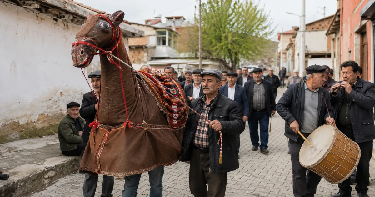Demirci'de asırlık 'kukla deve' geleneği Kurban Bayramı'nda - Manisa Bakış