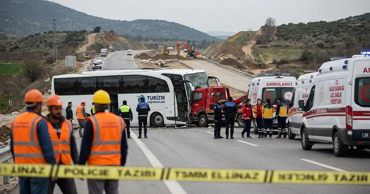 Manisa'daki otobüs kazasında son durum: 27 yaralı var - Manisa Bakış