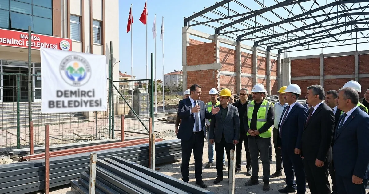 Demirci’de gençlere müjde: Modern spor salonu yükseliyor - Manisa Bakış