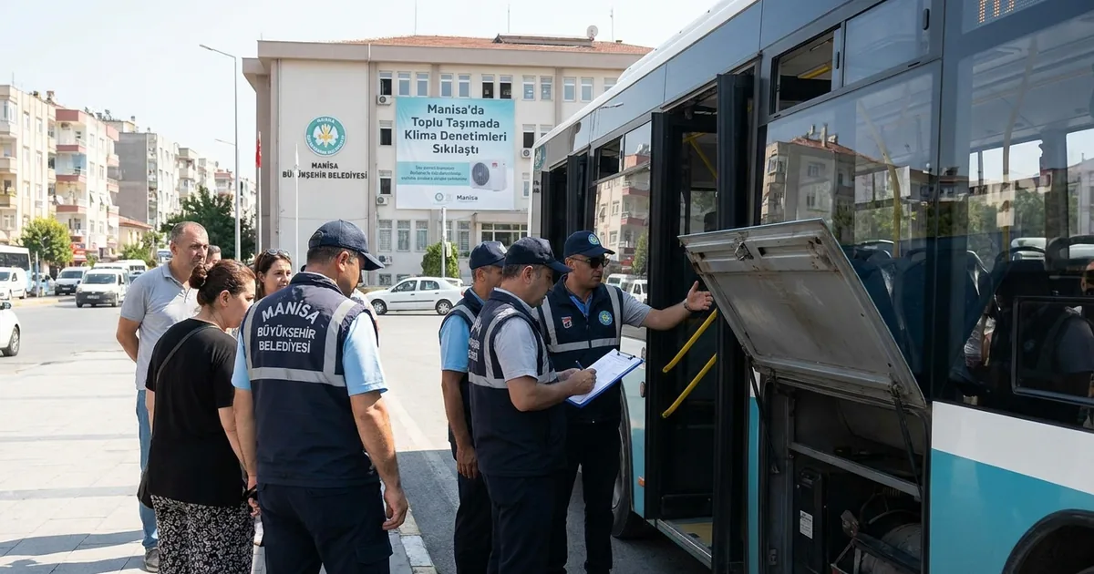 Manisa'da Toplu Taşımada Klima Denetimleri Sıkılaştı - Manisa Bakış