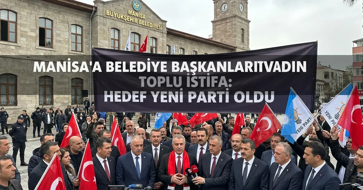 Belediye başkanlarından toplu istifa: Hedef Yeni Parti oldu - Manisa Bakış