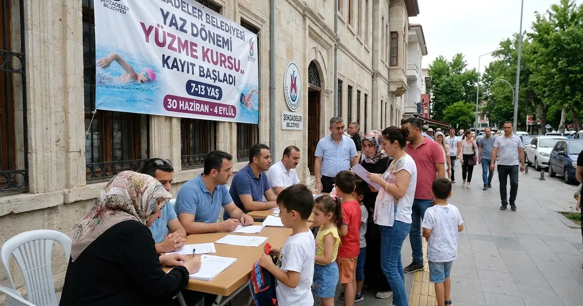 Şehzadeler’den çocuklara yaz tatilinde yüzme fırsatı - Manisa Bakış