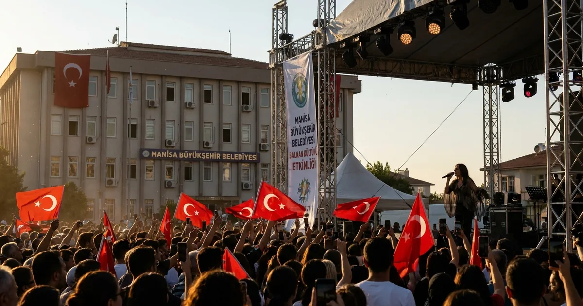 Candan Erçetin Manisa Cumhuriyet Meydanı'nı coşturdu - Manisa Bakış