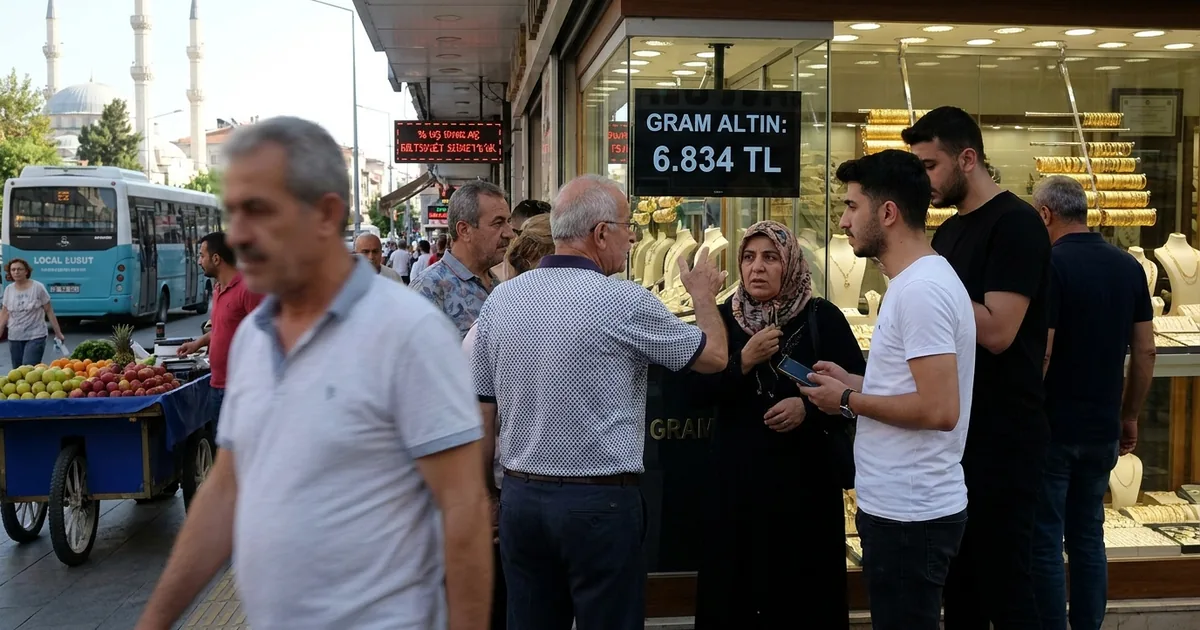 Fed beklentileri düştü, gram altın 6.834 TL'ye kadar tırmandı