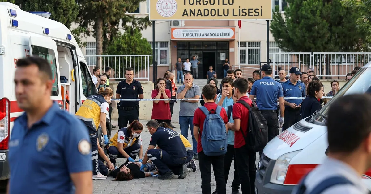 Manisa Turgutlu'da lise önünde saldırı: 3 ağır yaralı - Manisa Bakış