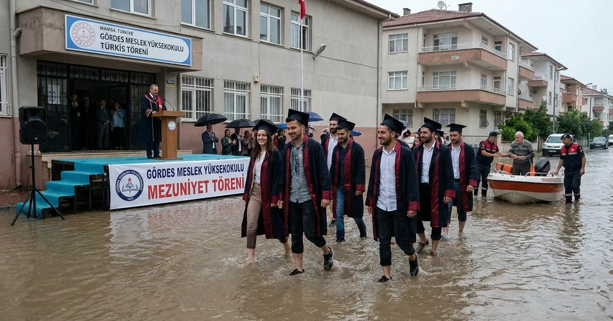 Gördes MYO'da Mezuniyet Sevinci: Duygusal Anlar Yaşandı