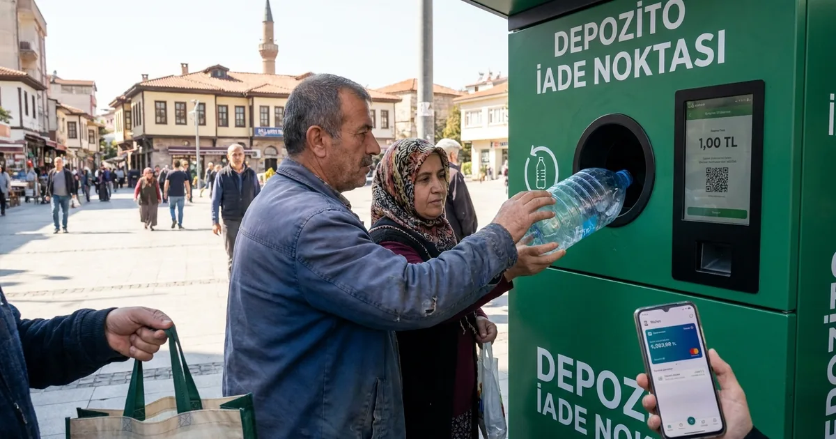 30 makine Manisa'da çalışıyor: Her şişeye 1 lira bakiye - Manisa Bakış