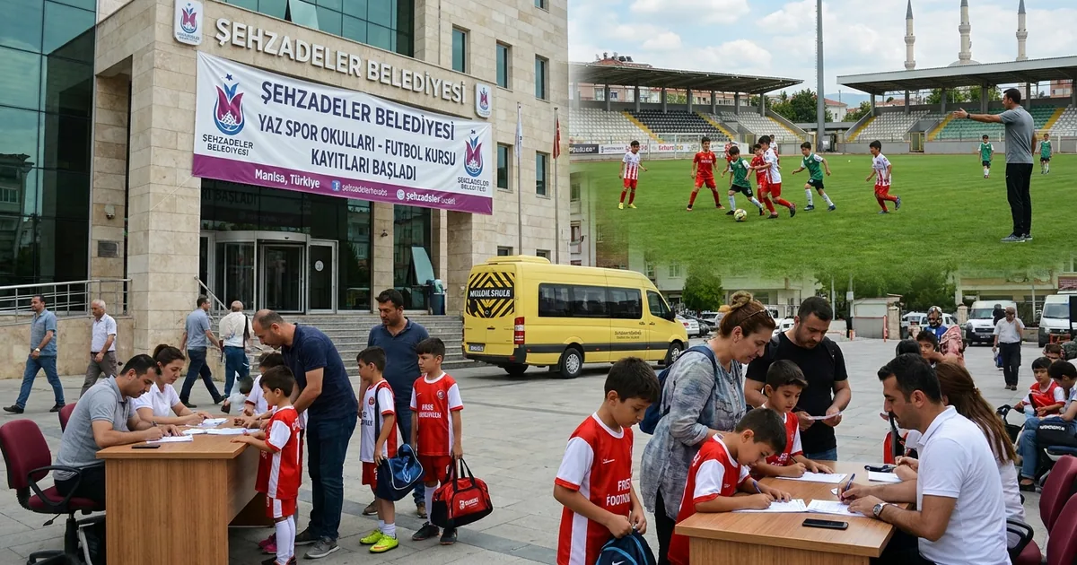 Şehzadeler'de yaz tatili futbol kursu: Kayıtlar başladı