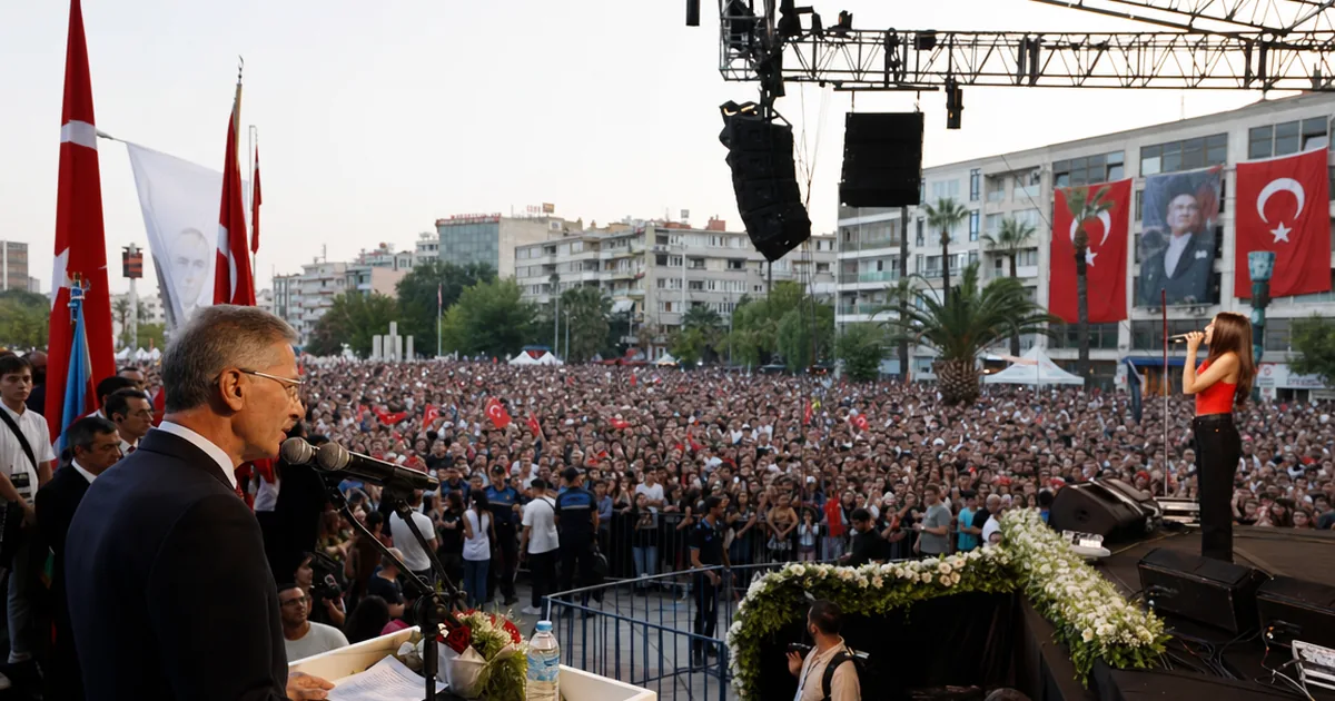 Simge Konseriyle Manisa Cumhuriyet Meydanı'nda 19 Mayıs Coşkusu - Manisa Bakış