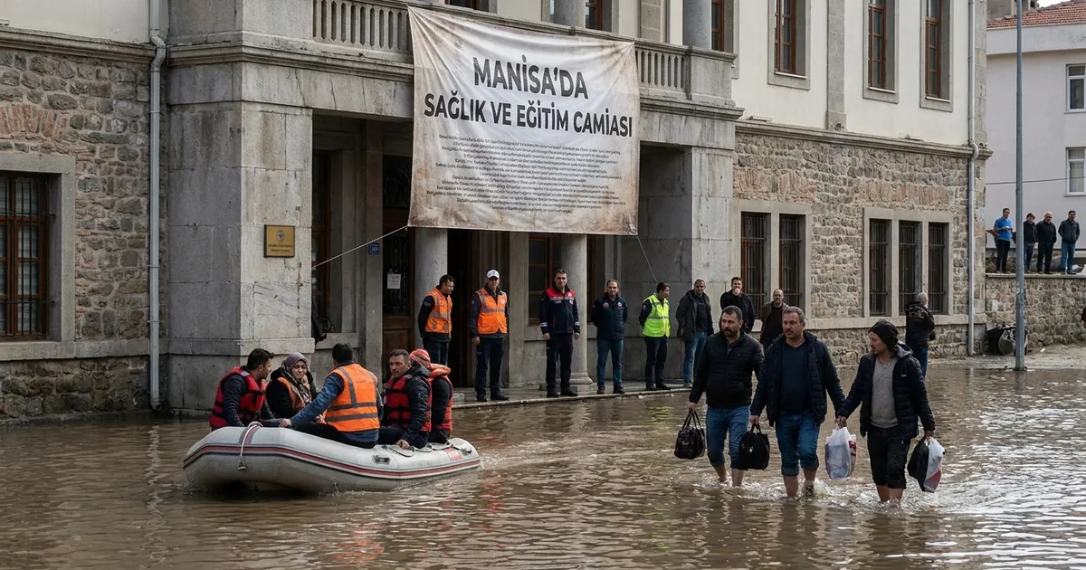 Manisa'da sağlık ve eğitim camiası doktor çiftin düğününde buluştu