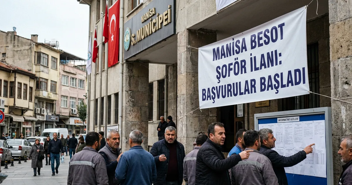 Manisa BESOT şoför ilanını duyurdu: Başvurular başladı - Manisa Bakış