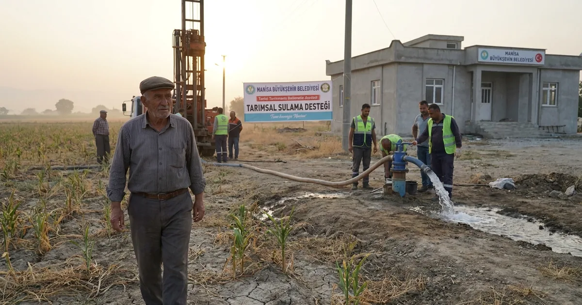 Kuraklık vurdu, Manisa Büyükşehir Belediyesi devreye girdi - Manisa Bakış