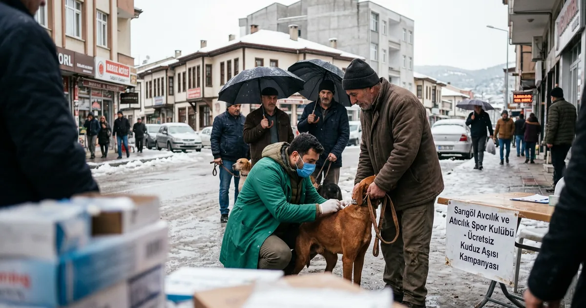 Sarıgöl'de av köpeklerine kuduz aşısı kampanyası başladı - Manisa Bakış