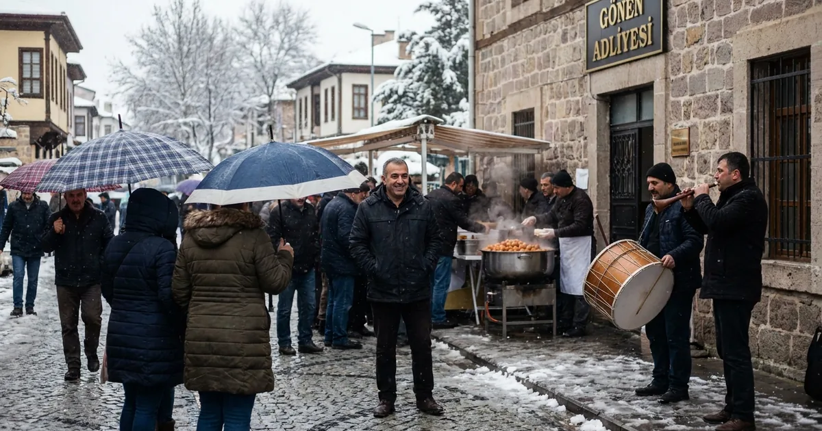 Gönen'de ilginç kutlama: Boşandı, davul zurna çaldırdı - Manisa Bakış