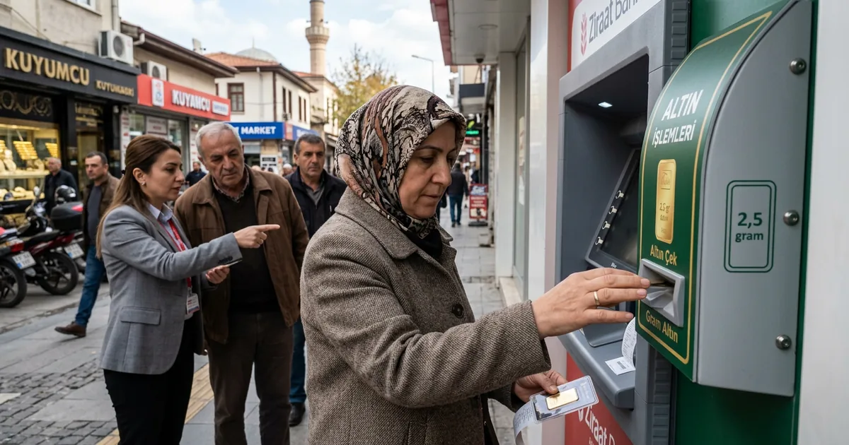 Altın almak artık çok kolay: ATM'lere altın modülü eklendi - Manisa Bakış