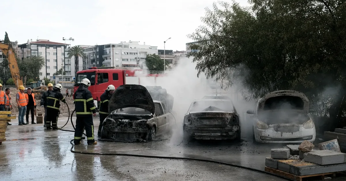 Ordu'da otopark yangını! İtfaiye Manisa için alarmda - Manisa Bakış