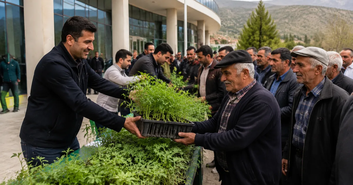 Alaşehir'de 10 Bin Çiftçinin Yüzü Gülecek: Yerli Fide Desteği - Manisa Bakış