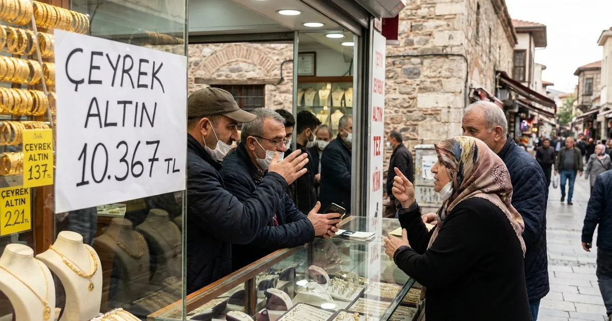 Çeyrek Altın 10.367 TL Oldu: Manisa Piyasasında Son Durum - Manisa Bakış