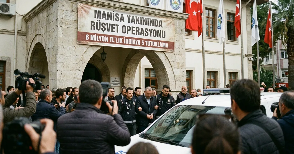 Manisa Yakınında Rüşvet Operasyonu: 6 Milyon TL'lik İddiaya 5 Tutuklama - Manisa Bakış