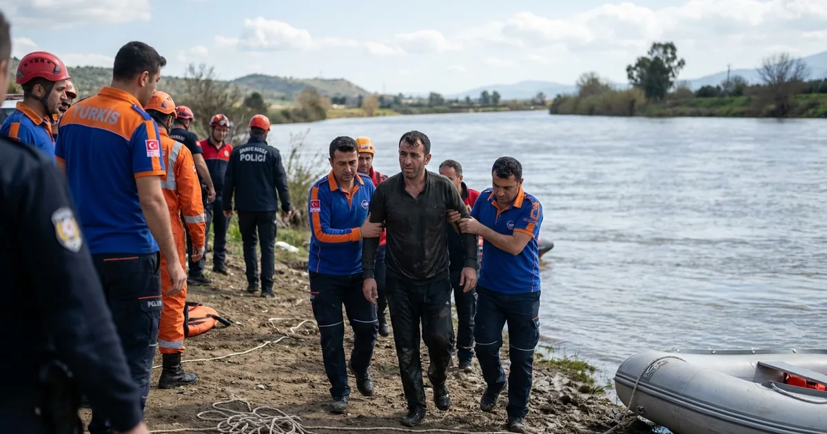 Arkadaşlarını arayıp nehre atladı: 3 saatlik arama bitti - Manisa Bakış