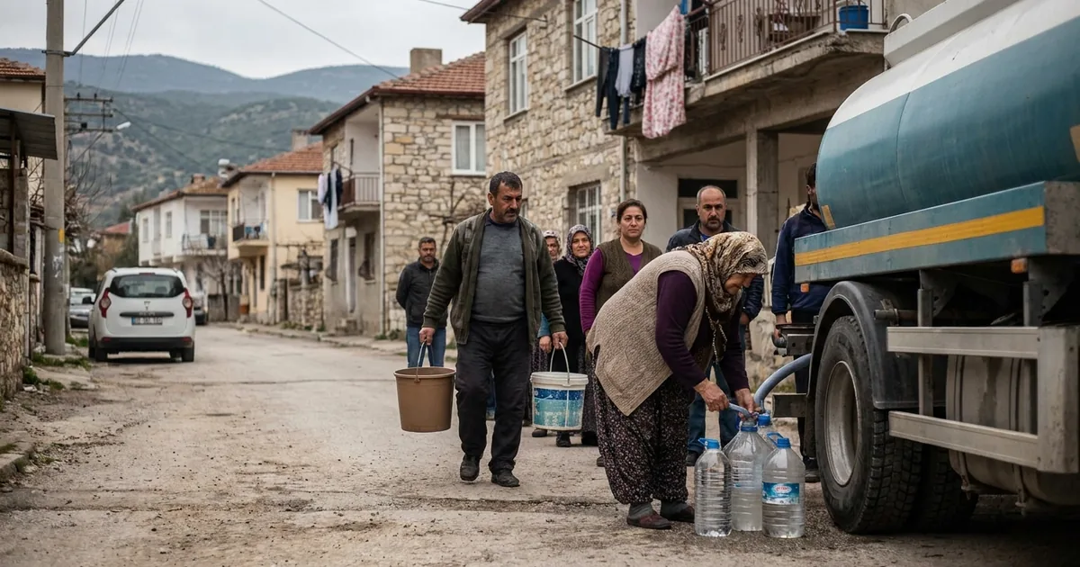 Yunusemret'te sabah saatlerinden beri sular kesik - Manisa Bakış