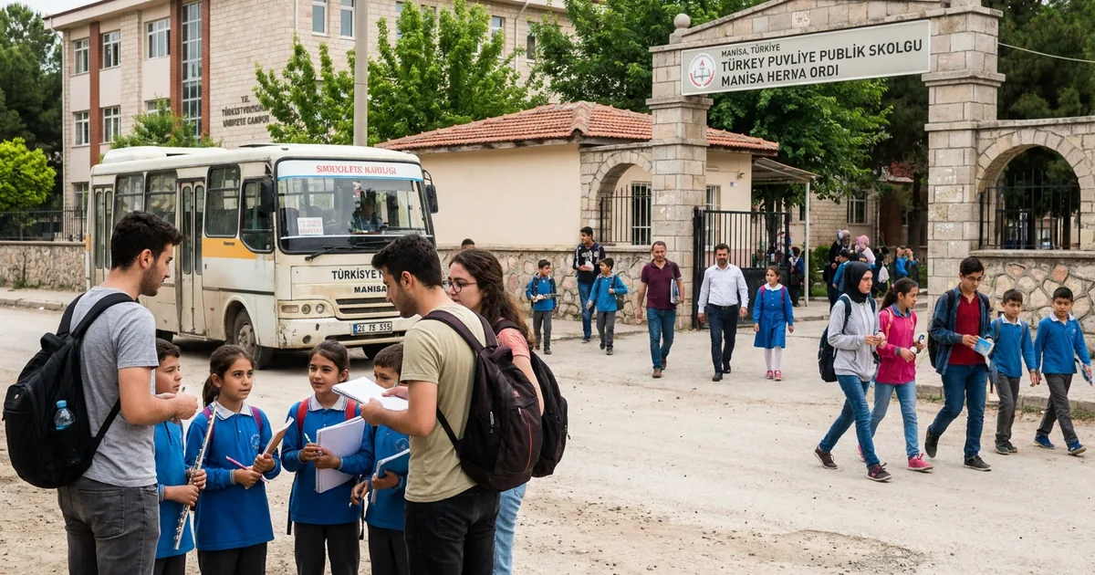 Osmancalı’daki öğrencilere MCBÜ’den 8 haftalık eğitim desteği - Manisa Bakış