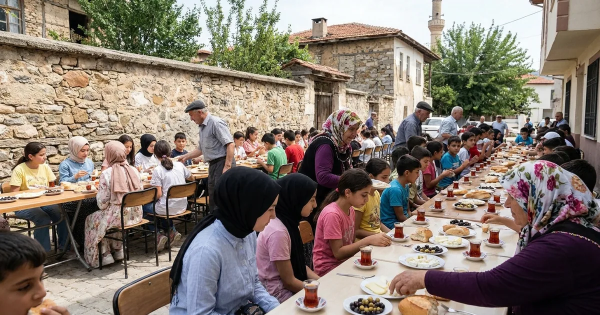 Bereketli Mahallesi'nde Kur'an kursu öğrencilerine ikram - Manisa Bakış