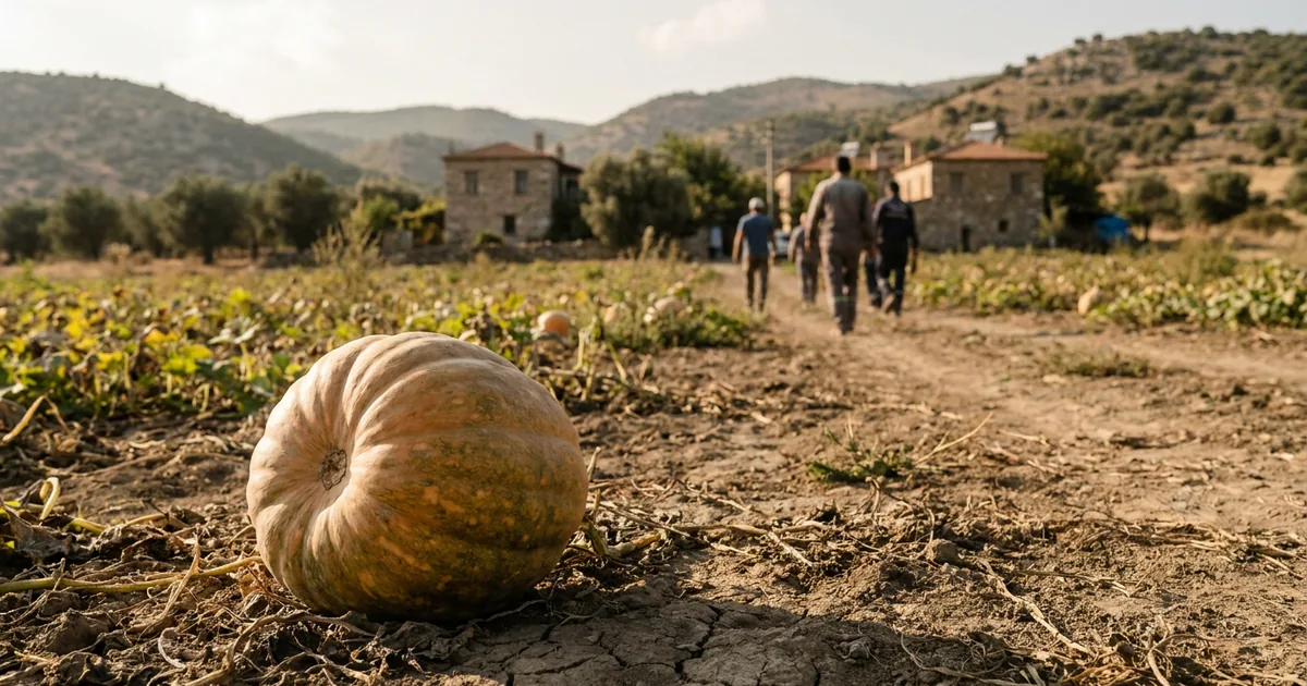 Sarıgöl'de 1 metre uzunluğunda 60 kilo dev kabak çıktı - Manisa Bakış