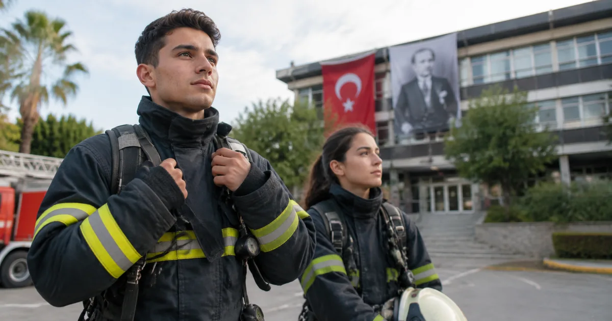 İzmir'in Genç Kahramanları: 19'unda Alevlere Giren İtfaiyeci