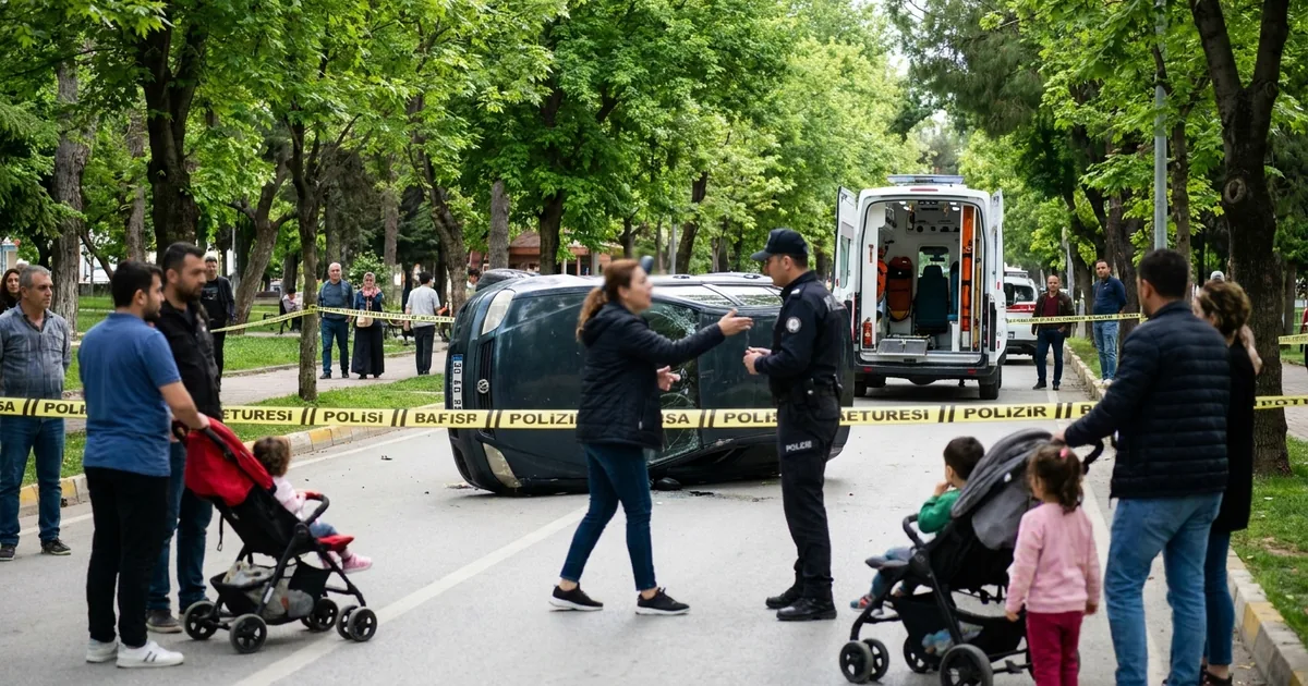 Manisa'da alkollü kadın sürücüden olaylı kaza: "Sanane" dedi - Manisa Bakış