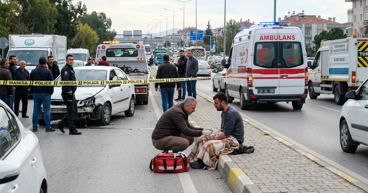 Manisa'da Yaralı Gencin Yardımına Doktor Babası Koştu - Manisa Bakış