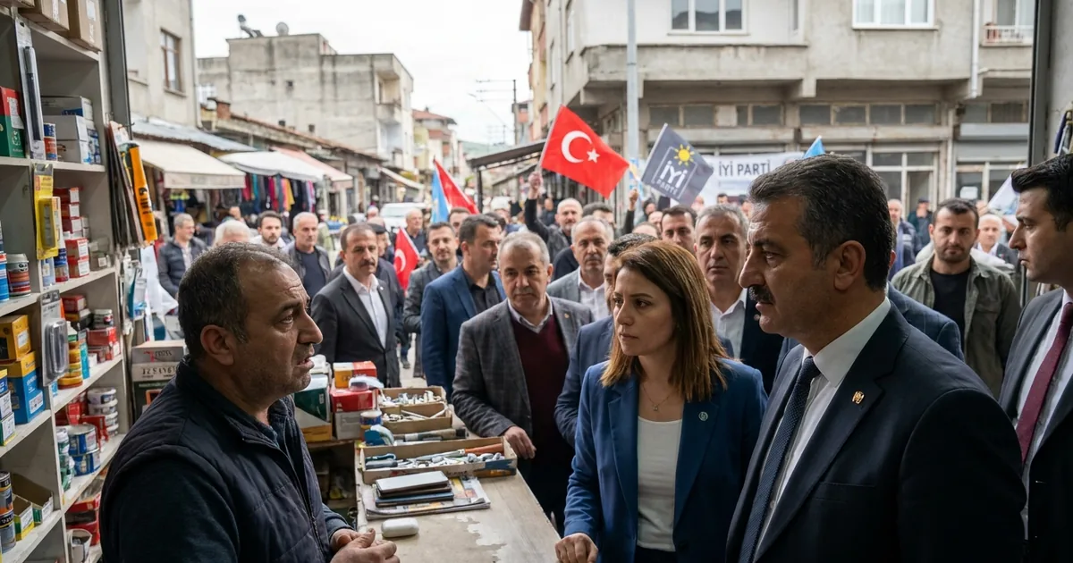 İYİ Parti'den Soma ziyareti: Esnafın durumu dertli - Manisa Bakış