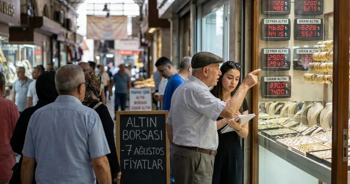 Çeyrek ve gram altında son durum ne? 7 Ağustos verileri