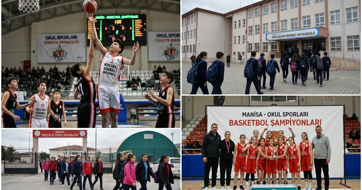 Manisa’da Okul Sporları Basketbol Şampiyonları Belli Oldu