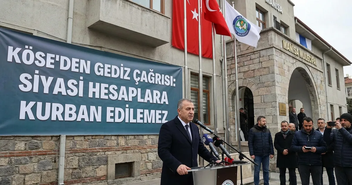 Köse'den Gediz çağrısı: Siyasi hesaplara kurban edilemez