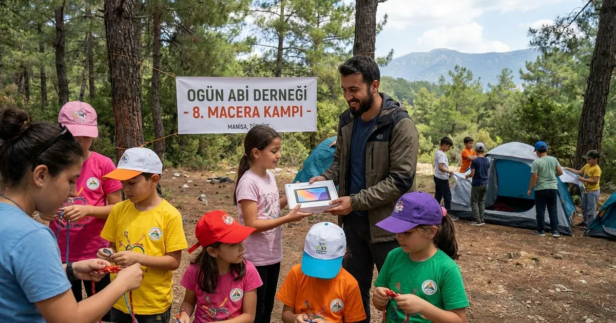 Ogün Abi Derneği'nden Çocuklara Doğa ve Arkadaşlık Kampı - Manisa Bakış