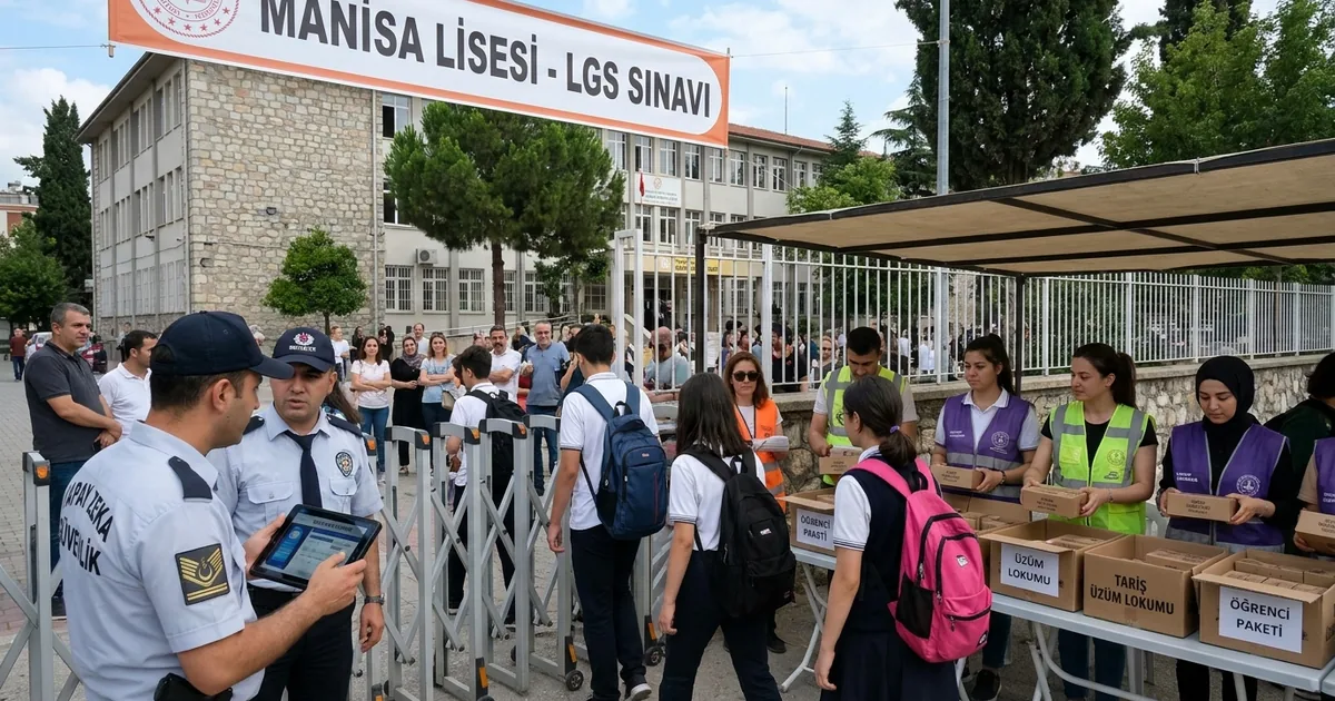 Manisa LGS maratonu: Yapay zeka güvenlikte, TARİŞ beslenmede