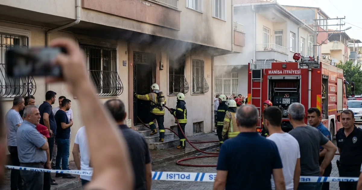 Manisa’da yangın paniği: Dubleks evin alt katı kül oldu - Manisa Bakış
