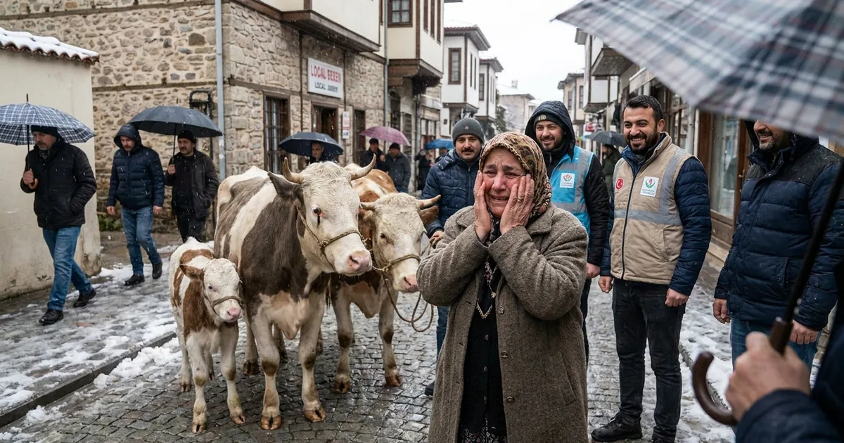 Hassas kalplere dokunan yardım: Ayni Teyze sevinçten ağladı - Manisa Bakış
