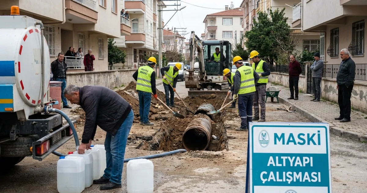 Muradiye altyapı çalışması nedeniyle susuz kalabilir