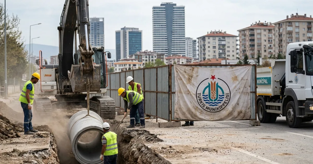 MASKİ Soma'da 2 bin 80 bulunan metrelik hattı yeniliyor