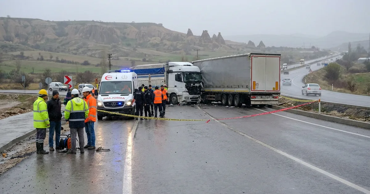 Kula’da yağışlı yolda tır kazası: 1 kişi ağır yaralı - Manisa Bakış