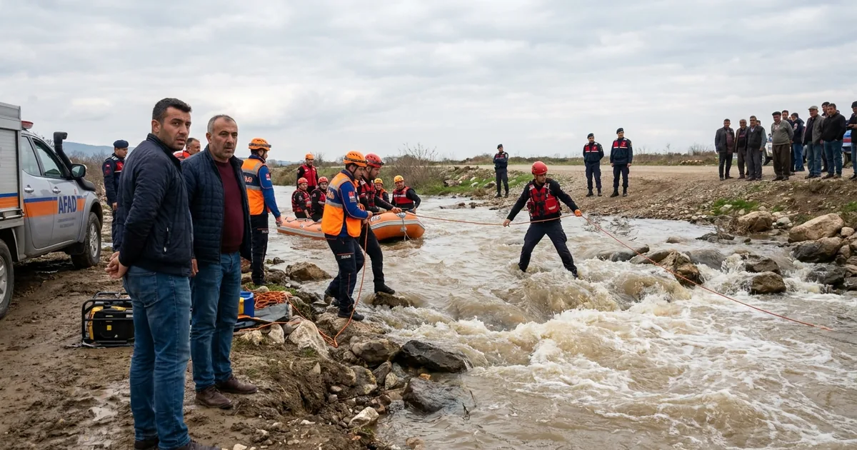 Ahmet Polat serinlemek için girdiği çayda akıntıya kapıldı - Manisa Bakış