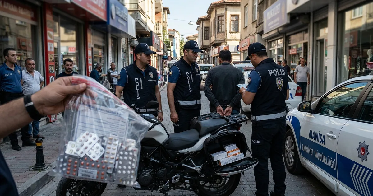 Yeni Mahalle'de narkotik baskını: Bin 803 sentetik ecza - Manisa Bakış