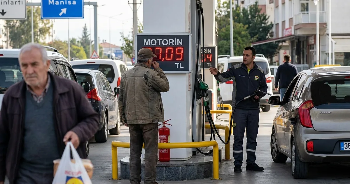 Motorin litresinde dev artış: Manisa'da 97 lira sınırında - Manisa Bakış