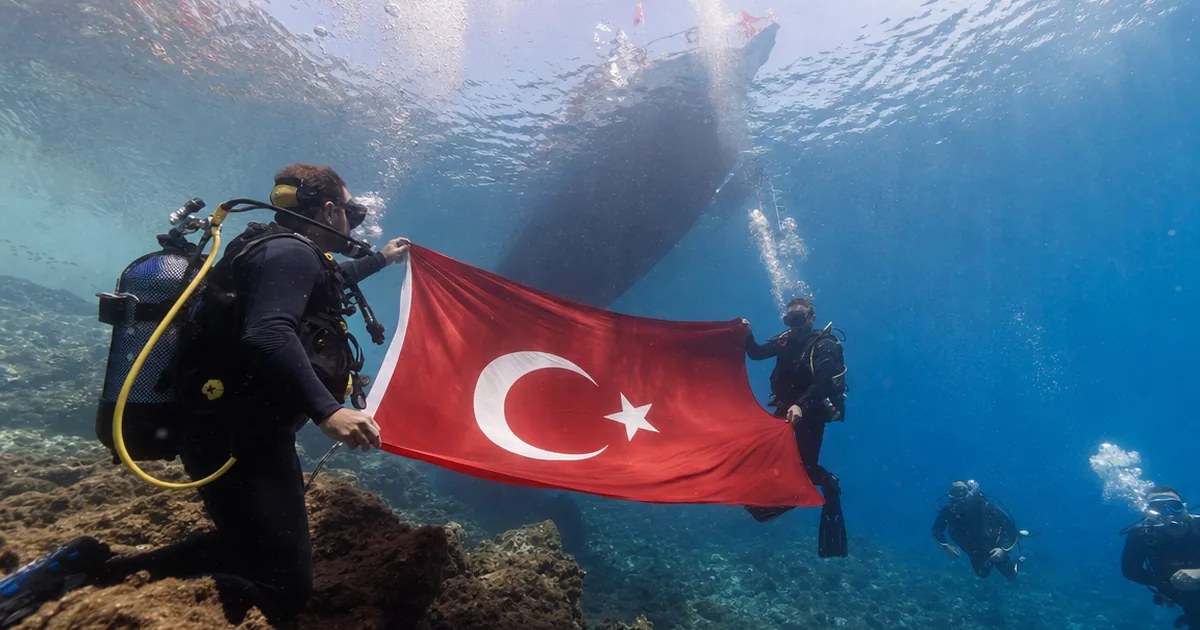 Manisa'dan Fethiye'ye 19 Mayıs ruhu su altında taşındı - Manisa Bakış