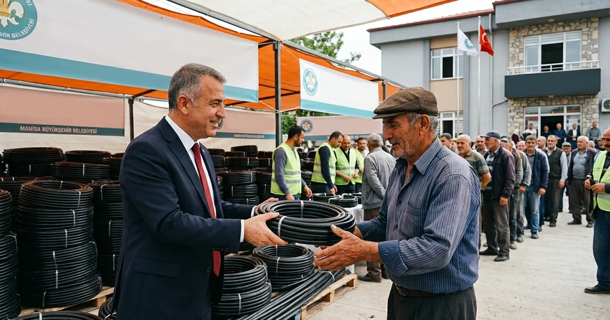 Tarımda verimi artıracak adım: Sarıgöl'e sulama desteği