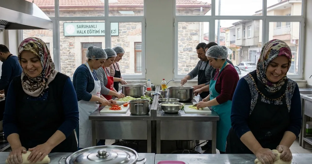 Saruhanlı Halk Eğitimi Mesleki Kurslarla 5. Sıraya Yükseldi - Manisa Bakış